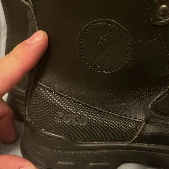US kids 3y Polo Buckle Boots 100% authentic worn 3 times by my son - Picture 12 of 13